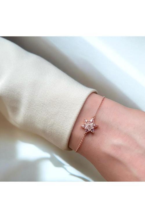 Lotus Çiçeği Gümüş Bileklik | 925 Ayar Gümüş Bileklik