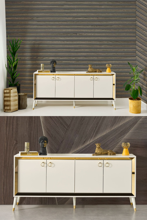 Lotus Gold Modern Konsol