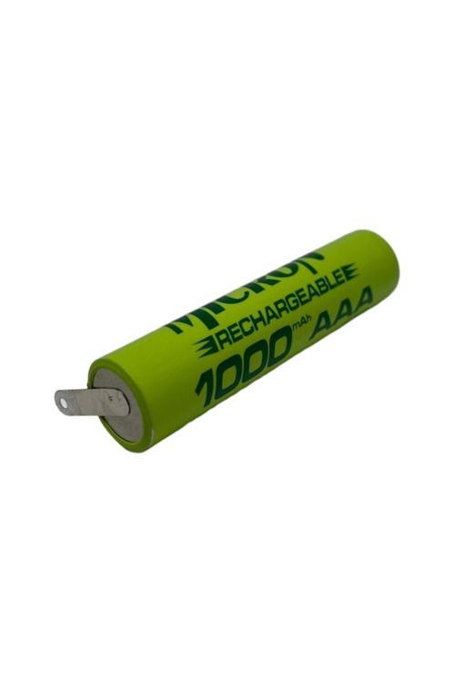 1.2 V Tıraş Makinesi Pili Bataryası 1000 Mah Aaa Ince Pilden Puntalı