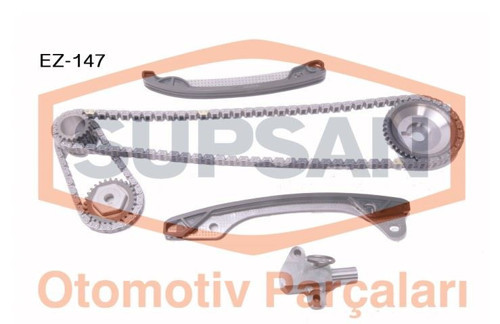 ZİNCİR SETİ NİSSAN CUBE (Z12) 1.6 16V-JUKE (F15) 1.6 16V-MİCRA III (K12) 1.6 16V-QASHQAİ 1.6 16V ENG .(HR16DE) 9 Parça