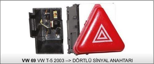 FLAŞÖR ANAHTARI VW TRANSPORTER T5 03-