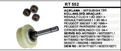 MITS.RENAULT CLIO II/MEGANE I 1998-> REDIKTOR TK. MITSUBISHI TİPİ