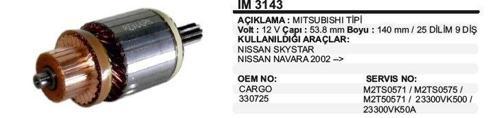 KOLLEKTÖR 9 DİŞ NISSAN NAVARA / SKYSTAR 02->