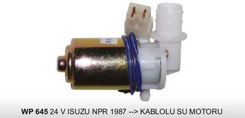 SU FİSKİYE MOTORU 24V ISUZU NPR 1987-> KABLOLU
