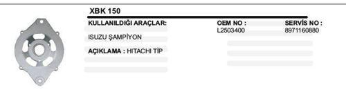 ÖN RULMAN KAPAĞI ISUZU ŞAMPİYON