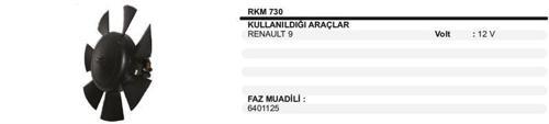 KALORİFER MOTORU 12V RENAULT R9(120KM26)