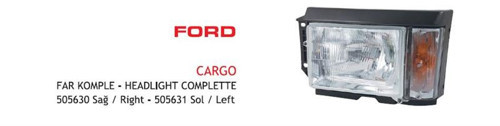FAR KOMPLE SAĞ FORD KARGO-IVECO (1996-2003) E-BELGELİ