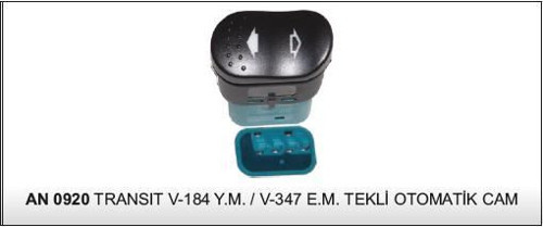 ANAHTAR CAM AÇMA FORD TRANSİT V-347 V-184 TEKLİ 25236 - AN303 - AN0920