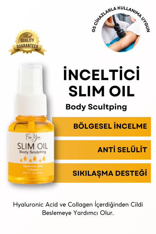İnceltmeye Ve Sıkılaştırmaya Yardımcı Selülit Karşıtı Slim Oil, Yağ 60 ml
