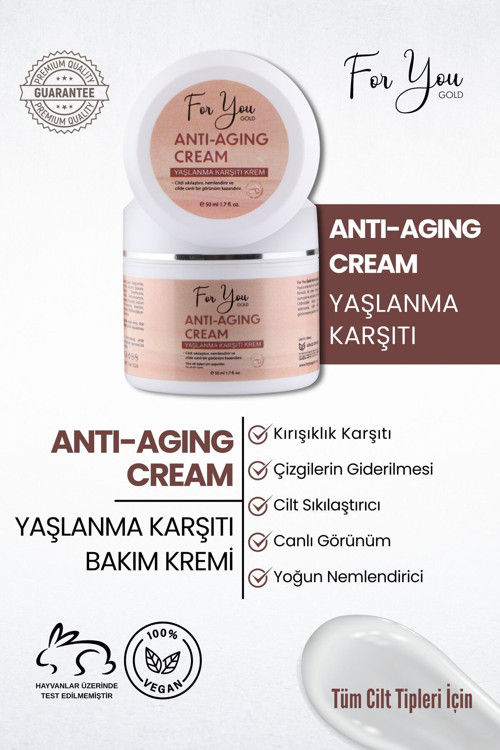 Kırışıklık Ve Yaşlanma Karşıtı Sıkılaştırıcı Etkili Anti-aging Cilt Bakım Kremi 50 ml