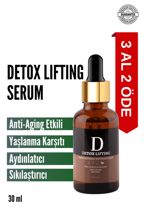 Cilt Yenileyici, Sıkılaştırıcı Ve Toparlayıcı Detoks Lifting Cilt Bakım Serumu (ALLANTOİN) 30ml