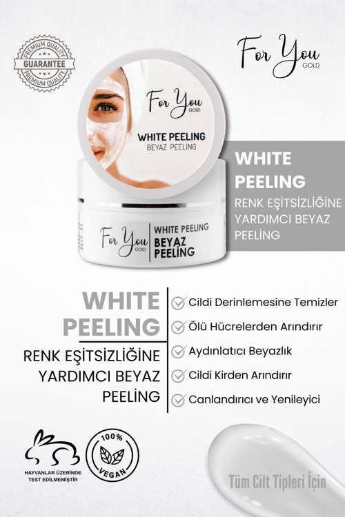 Ölü Derileri Arındıran, Aydınlatıcı Pirinç Peelingi - White Peeling (PİRİNÇ PEELİNG) 100 ml