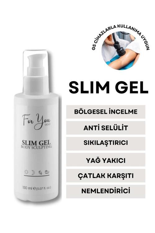 Slim Jel - Sıkılaştırıcı-Yağ Yakıcı–Bölgesel İncelme-Çatlak Karşıtı ve Selülit Kremi 150ml
