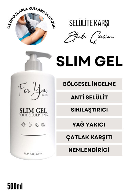 Slim Jel Inceltici - Sıkılaştırıcı-yağ Yakıcı–bölgesel Incelme-çatlak Karşıtı Ve Selülit Kremi 500ml