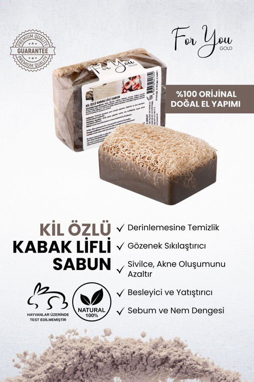Kil Özlü Kabak Lifli Sabun