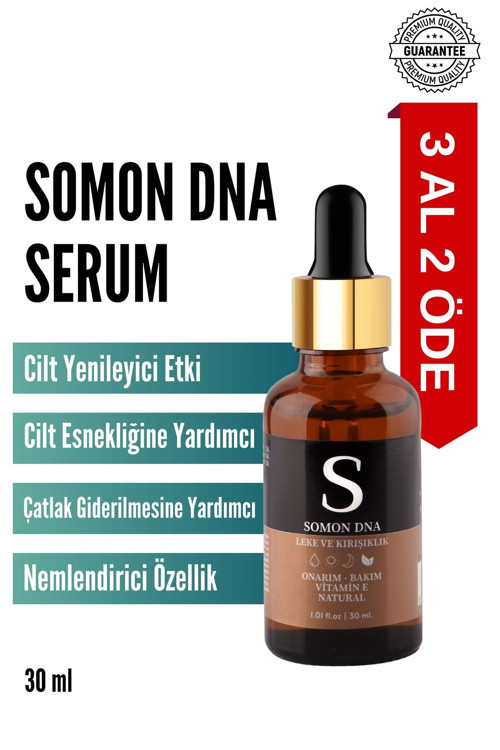 Somon Dna Serum - Leke & Yaşlanma Karşıtı, Onarım, Bakım Cilt Yüz Bakım Serumu