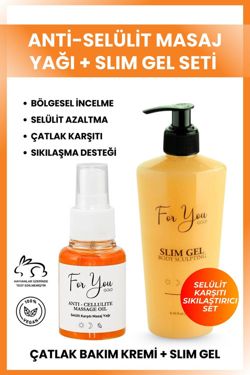 Slim Jel , Sıkılaştırıcı, , Selülit Karşıtı Jel & Anti Selülit Masaj Yağı