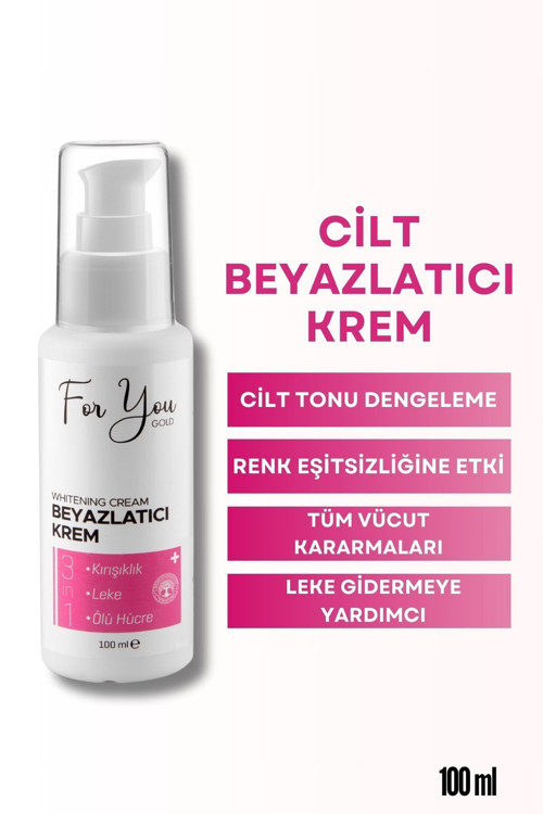 Cilt Beyazlatıcı Krem (Kararma Karşıtı - Ton Eşitleyici - Renk Açıcı Krem)