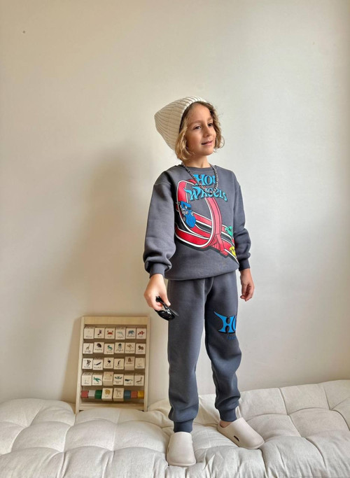 ERKEK ÇOCUK HOT WHEELS 3 İPLİK EŞOFMAN TAKIMI