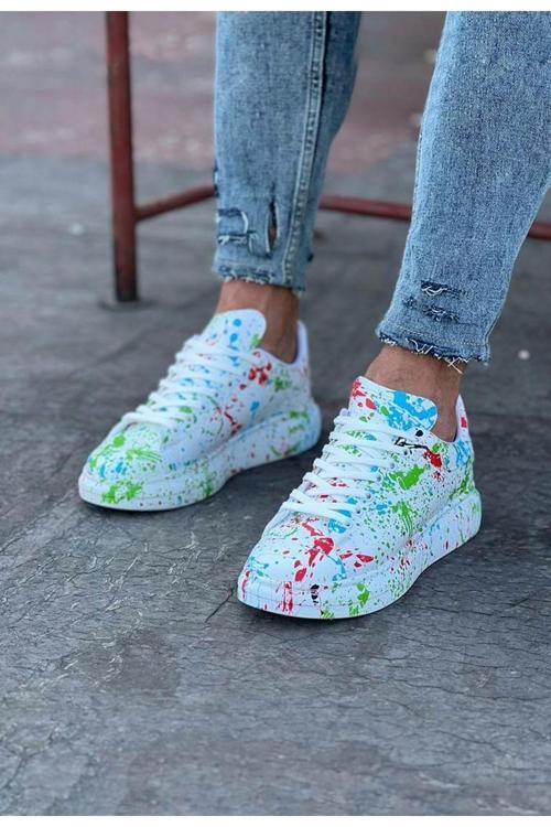 WG501 Yeşil Boyalı Erkek Casual Ayakkabı