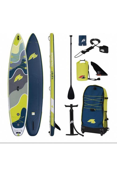 Touring İki Odacıklı Profesyonel Stand Up Paddle Board Damla Dikişli 381 Cm Taşıma Çantalı