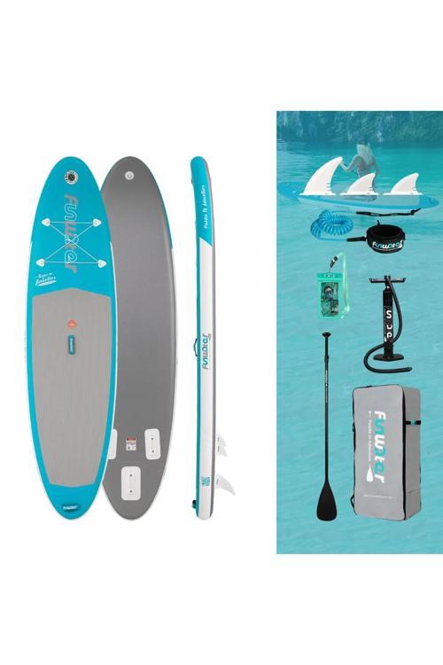 Adventure Paddle Şişme Sup Board/Stand Up Paddle Board 320X83X15 Cm Turkuaz