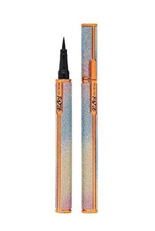 Siyah İnce Uçlu Kalem Eyeliner Keçe Dipliner Gökkuşağı