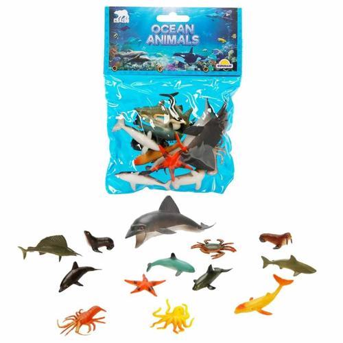 Okyanus Hayvanları Poşetli Hayvan Oyun Seti Yıldız