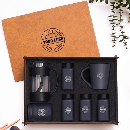 VIP Ahşap Kutulu Kurumlara Özel Hediye Seti 3626-19