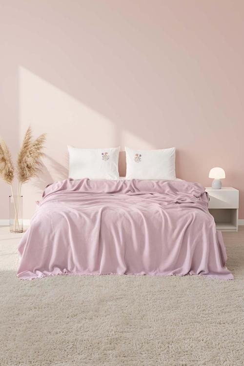 Missera Rose Nakışlı Çift Kişilik Pike Seti - 4 Parça Çeyiz Seti