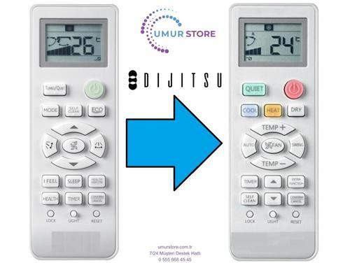 Dijitsu Tornado Uyumlu Klima Kumandası
