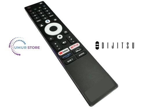 Dijitsu Uyumlu Model 65DQ33000 Mikrofonlu Google Smart Televizyon Kumandası