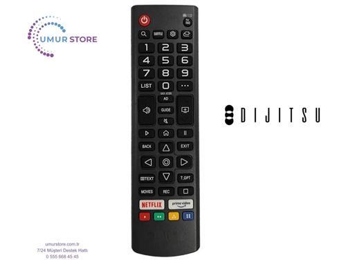 Dijitsu Webos Televizyon Uyumlu Kumanda-Mikrofonsuz