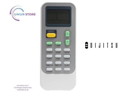 Dijitsu DMK 12000 Mobil Uyumlu Klima Kumandası