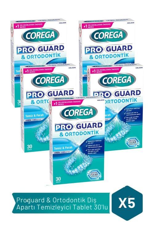 ProGuard & Ortodontik Temizleyici 30 Tablet x 5 Adet