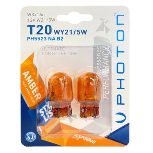 T20 21/5W 12V Çift Devre N.Amber