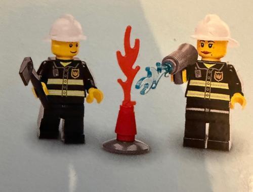 Minifigür Fire - Reflective Stripes cty0120/cty0090a