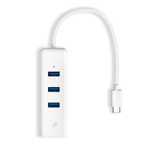 UE330C 10-100-1000 Mbps 3.0 Type C Ethernet Çevirici + 3 Port USB Çoğaltıcı