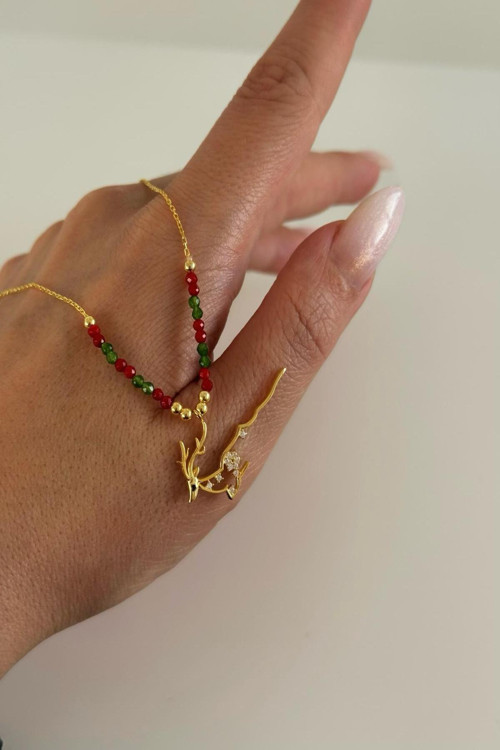 925 Ayar Gümüş Noel Charm Kolye
