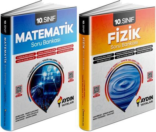 Aydın 2025 10. Sınıf Matematik + Kimya Konu Özetli Soru Bankası Seti 2 Kitap