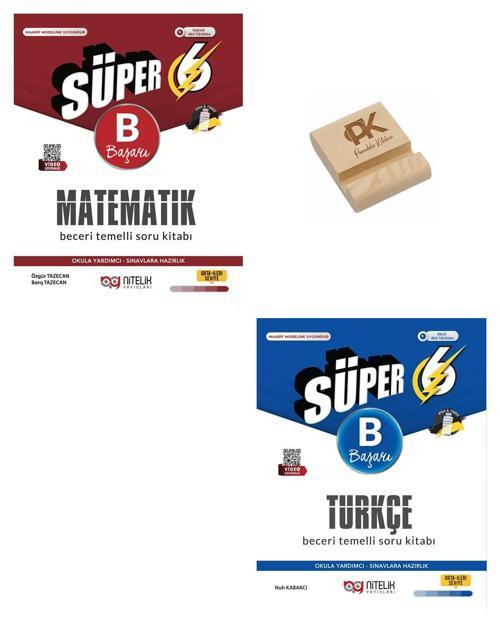 Nitelik 6. Sınıf Matematik ve Fen (B) Beceri Temelli Soru Bankası + Telefon Standı PK
