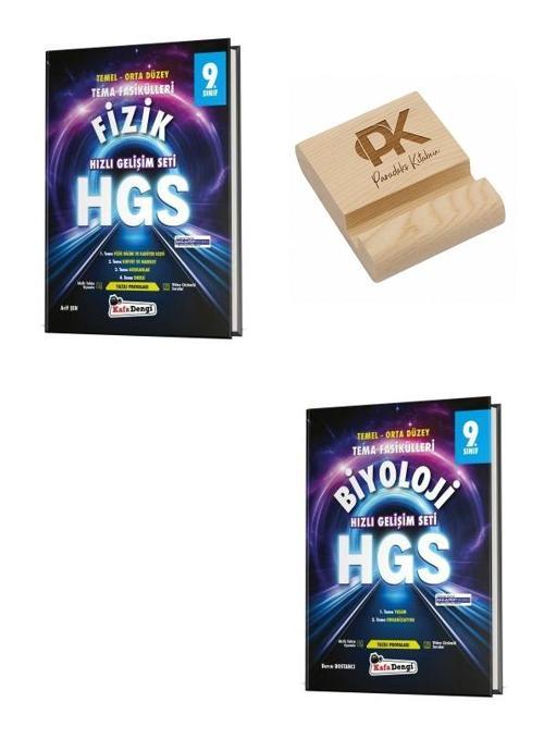 Kafa Dengi 9. Sınıf HGS Fizik ve Biyoloji Tema Fasikülleri + Telefon Standı