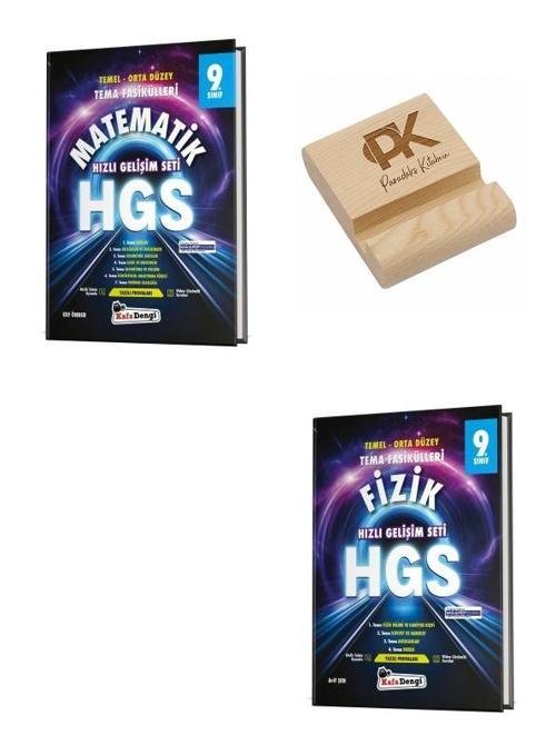 Kafa Dengi 9. Sınıf HGS Matematik ve Fizik Hızlı Gelişim Seti Tema Fasikülleri + Telefon Standı