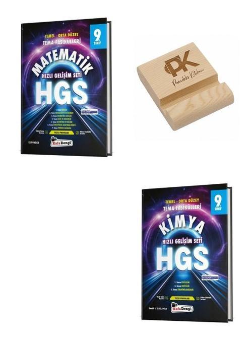 Kafa Dengi 9. Sınıf HGS Matematik ve Kimya Hızlı Gelişim Seti Tema Fasikülleri + Telefon Standı