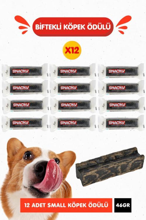 12 Adet %100 Doğal Biftekli Sığır Etli Köpek Eğitim Ödülü - 12 X 46Gr