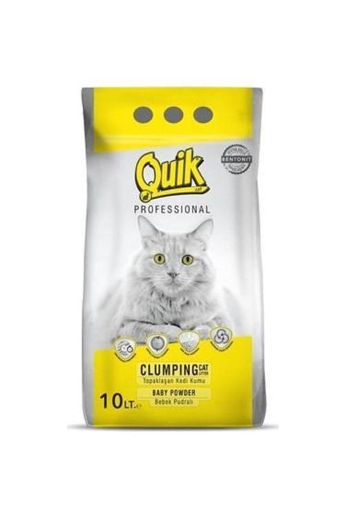 İnce Taneli Topaklanan Bentonit Kedi Kumu Pudra Kokulu 10 Lt