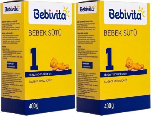 Bebek Sütü 400GR No:1 (0-6 Ay) Doğumdan İtibaren (2 Li Set)