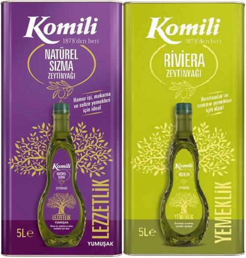 Zeytinyağı 10LT Natural Ege Sızması / Riviera (Teneke) (2PK*5LT)