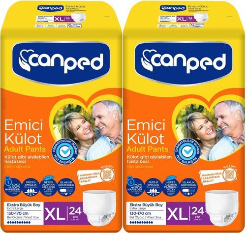 Emici Külot Hasta Yetişkin Bezi XL - Ekstra Büyük - Extra Large 48 Adet (2PK*24)