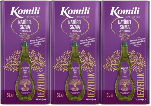 Zeytinyağı 15LT Natural Ege Sızması (Teneke) (3PK*5LT)